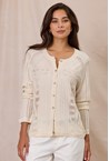 AMBER CARDIGAN - french whi